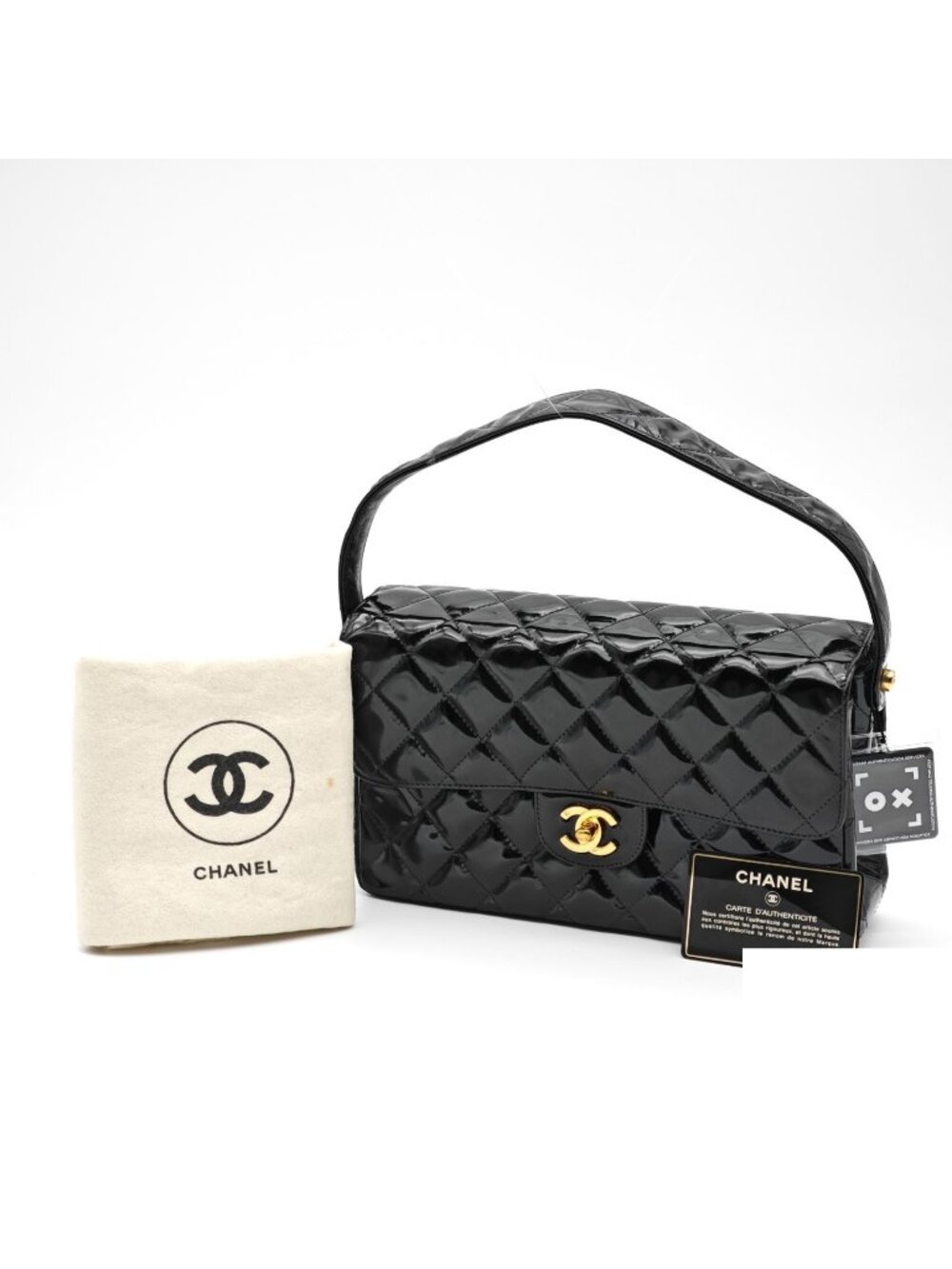 Chanel Quilted Handbag Bag Black Bag